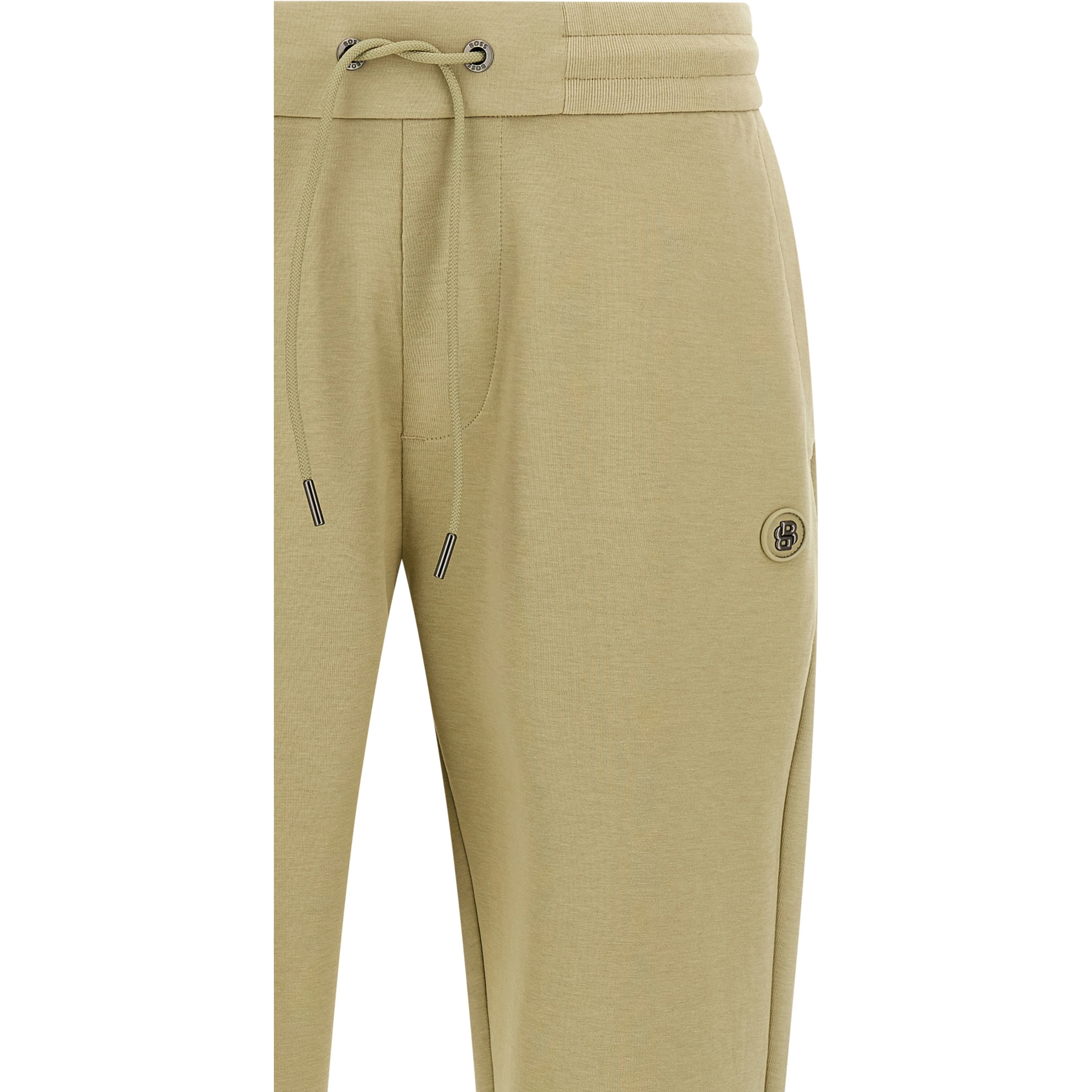 Beige Cotton Joggers (Workout Pants)