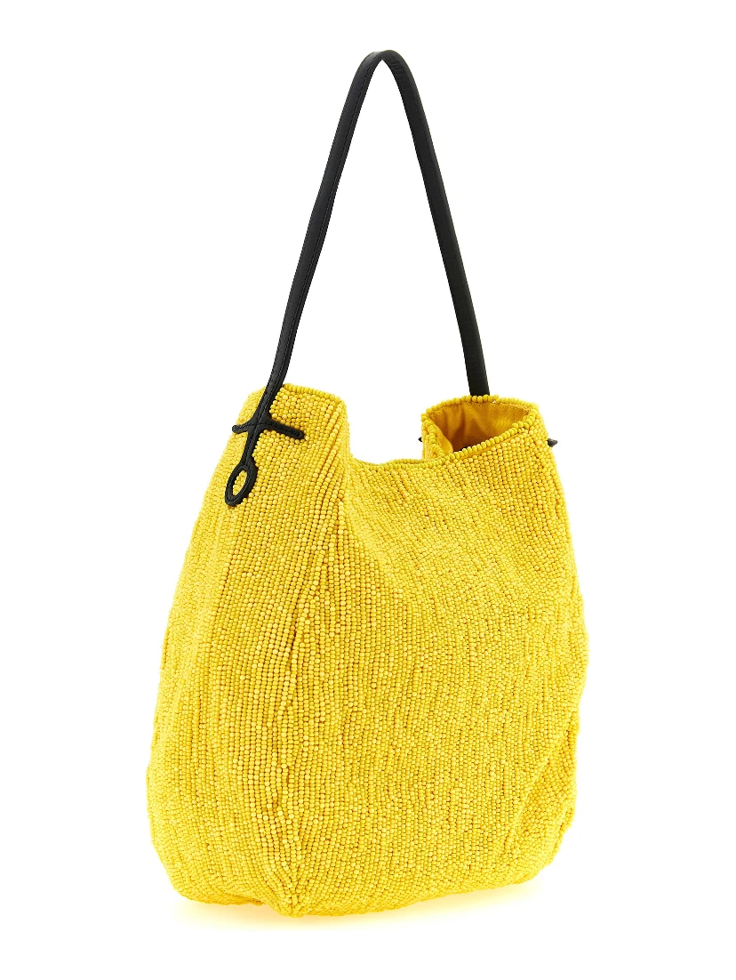 Bicolor Glass Shoulder Bag