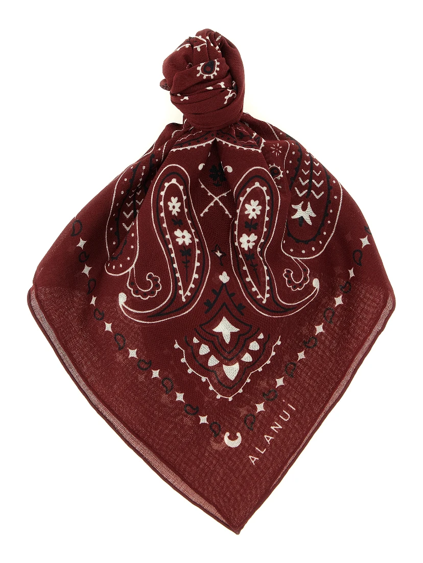 Bordeaux Cotton Scarf