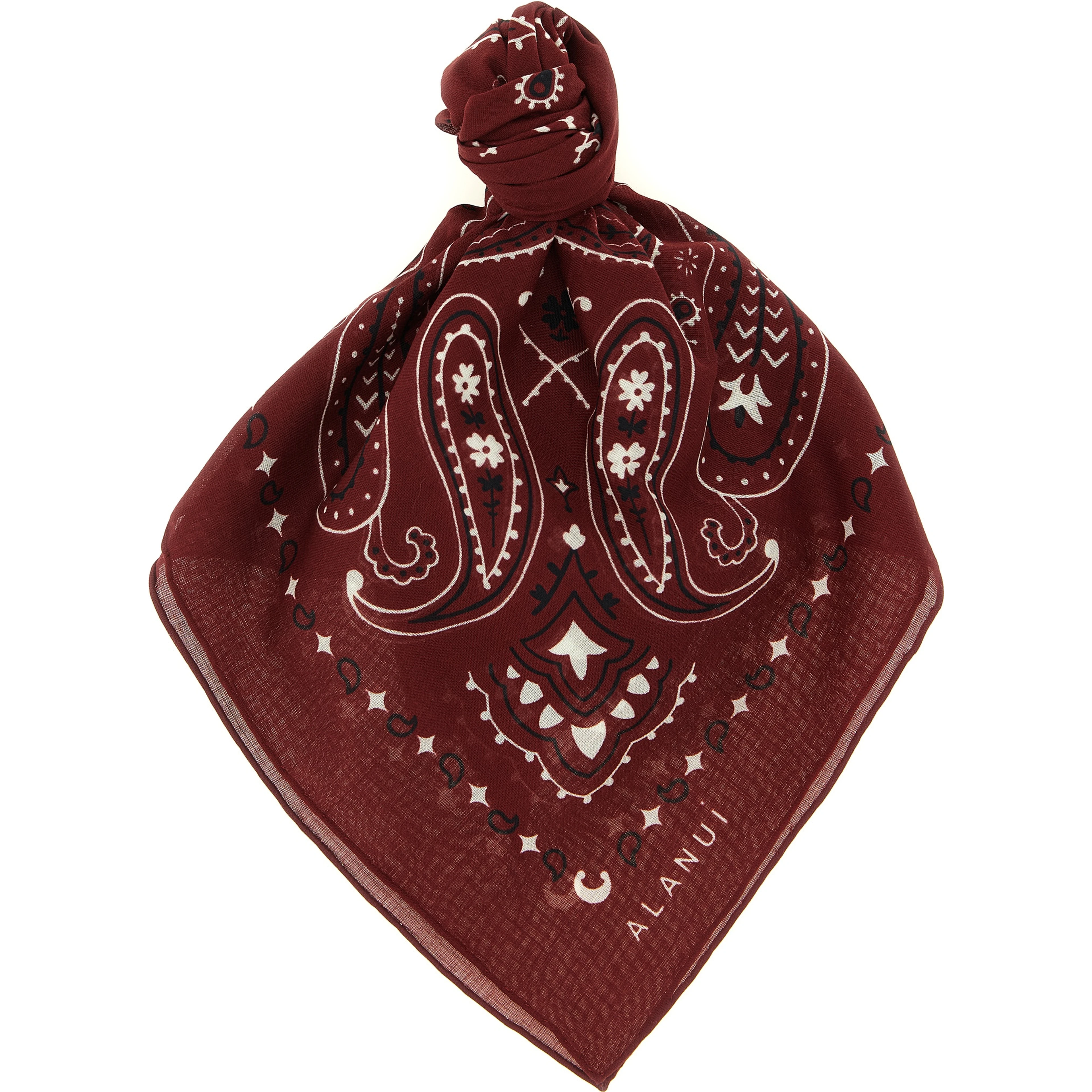 Bordeaux Cotton Scarf
