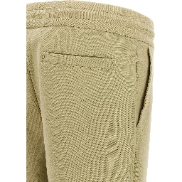 Beige Cotton Joggers (Workout Pants)