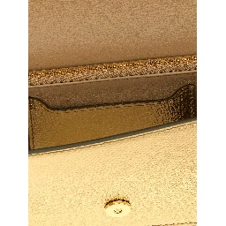 Gold Calfskin Crossbody Bag