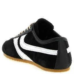 Bicolor Calfskin Athletic Sneakers