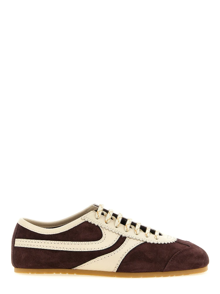 Multicolor Calfskin Low Top Sneakers