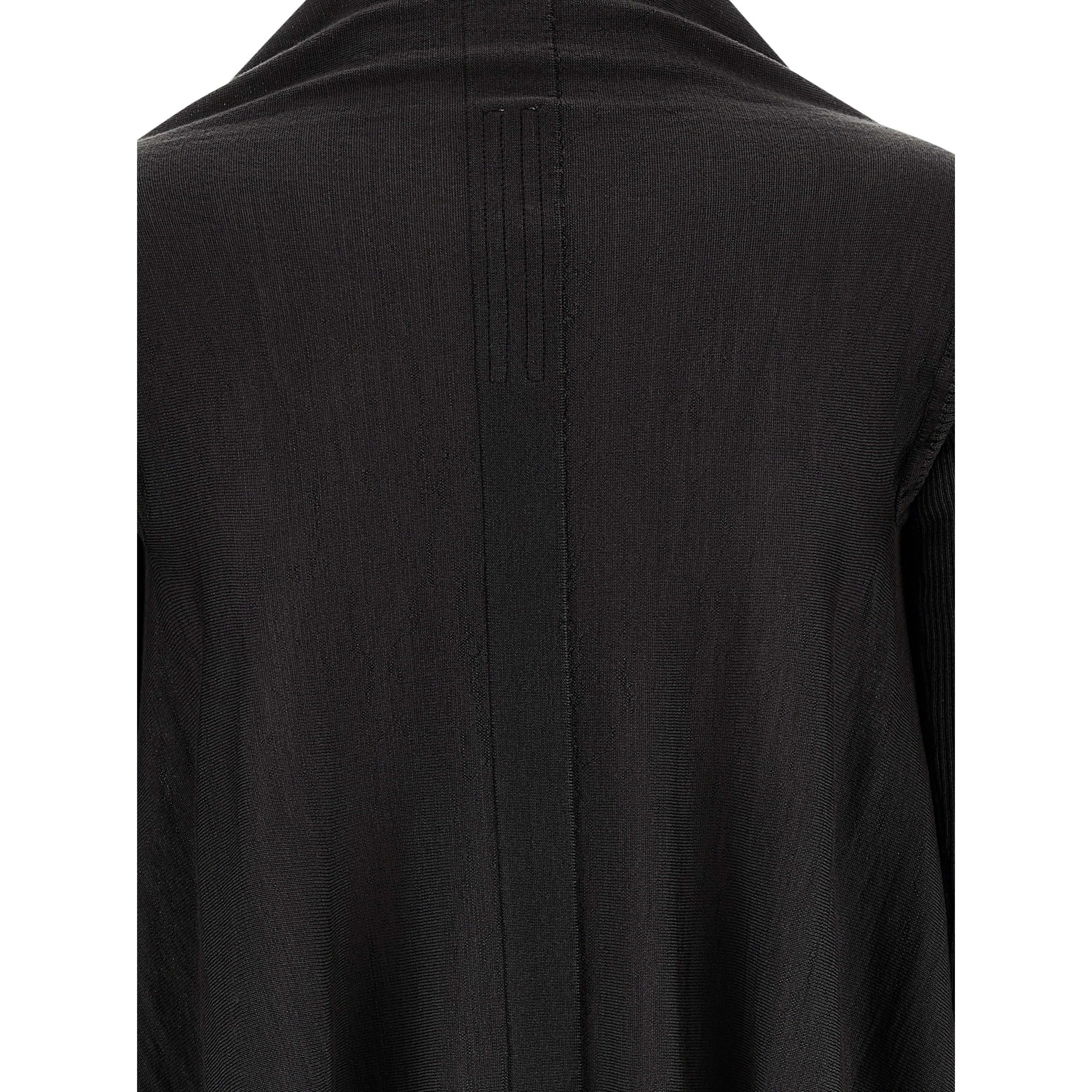 Black Cotton Cardigan