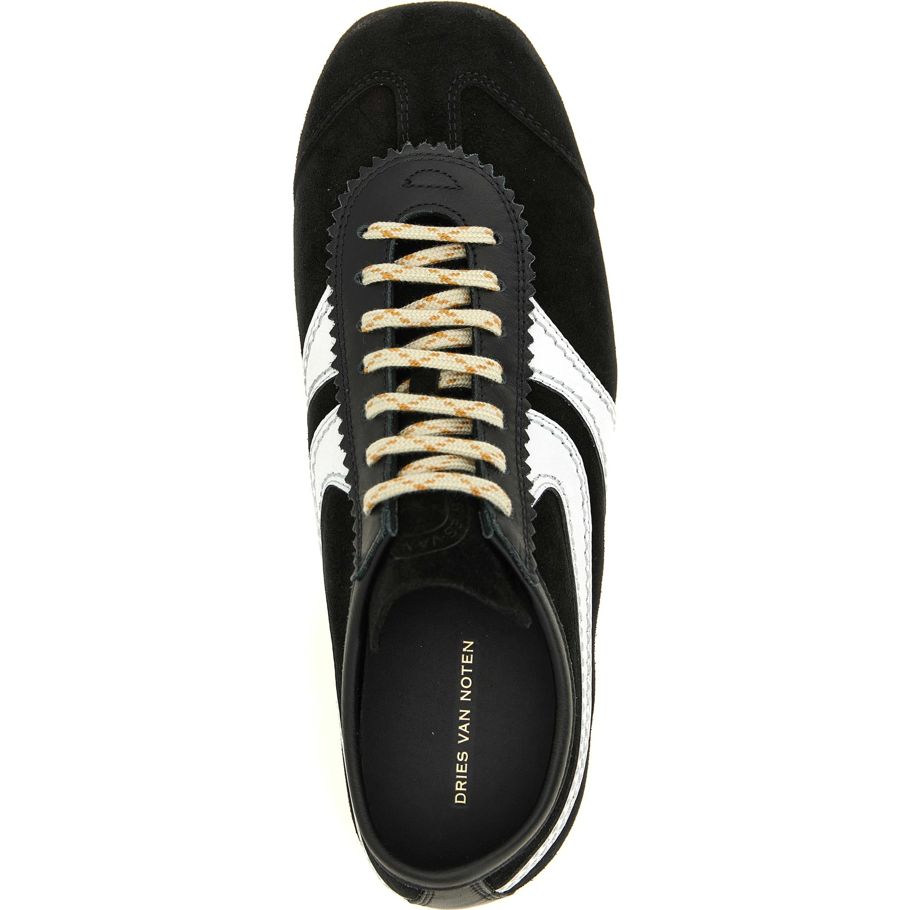Bicolor Calfskin Athletic Sneakers
