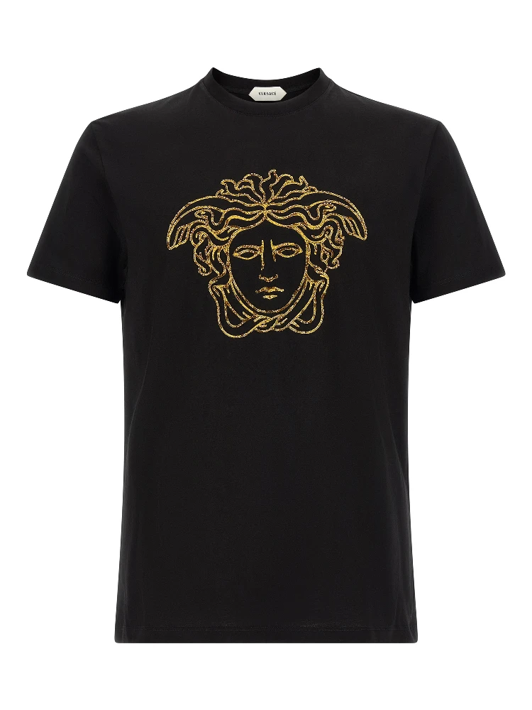 Black Cotton T-Shirt