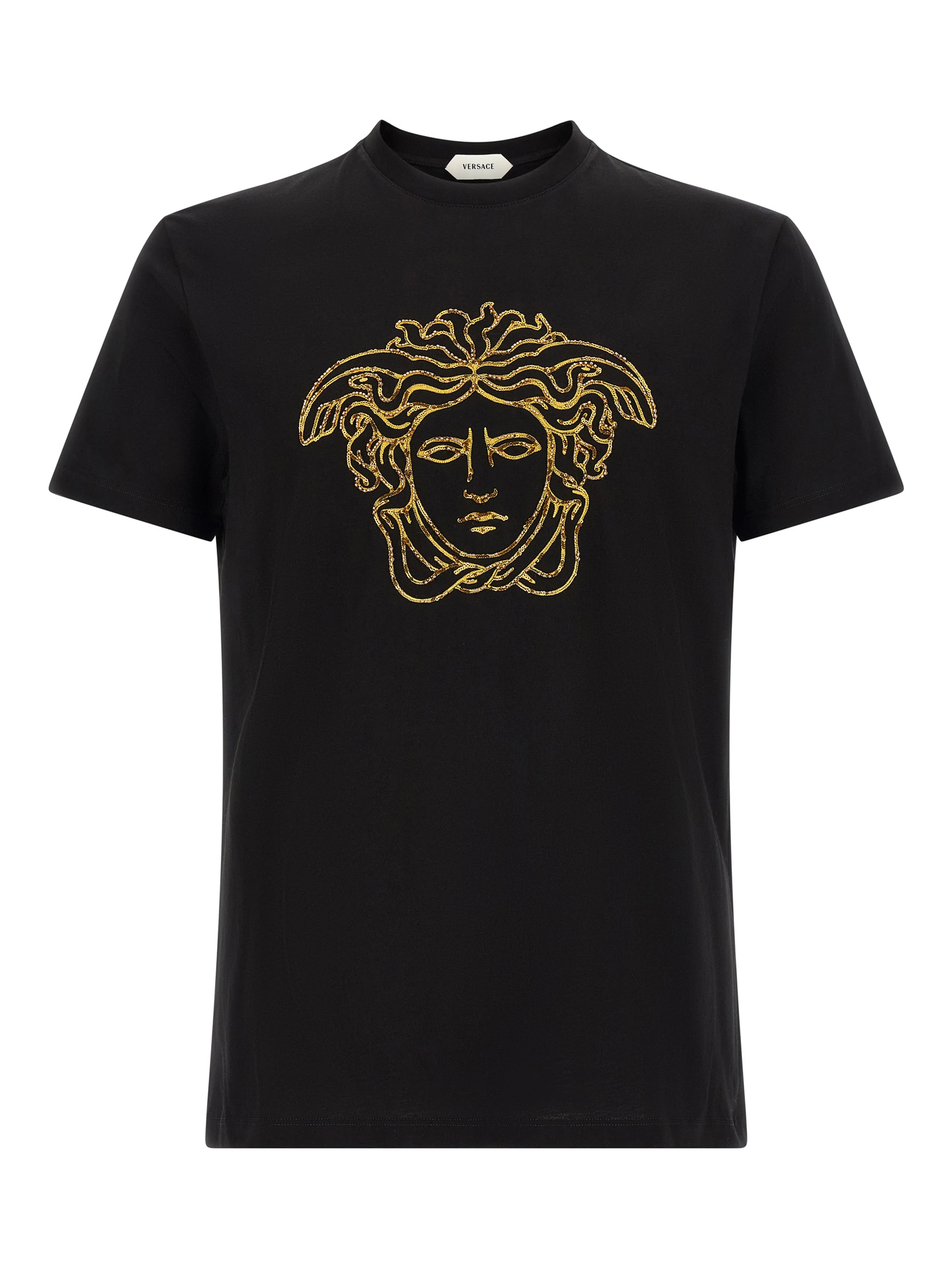 Black Cotton T-Shirt