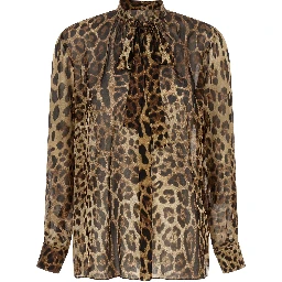 Brown Silk Blouse