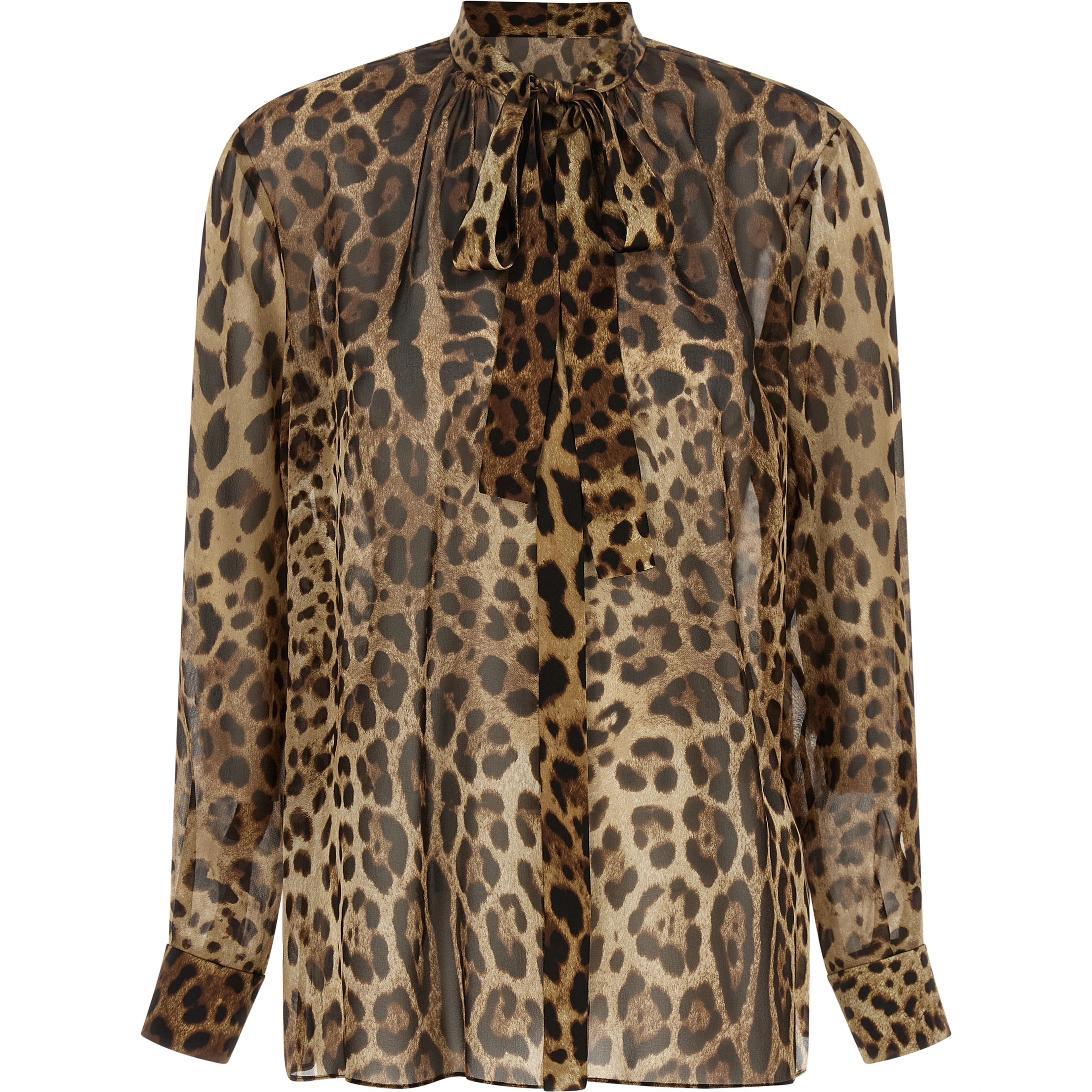 Brown Silk Blouse