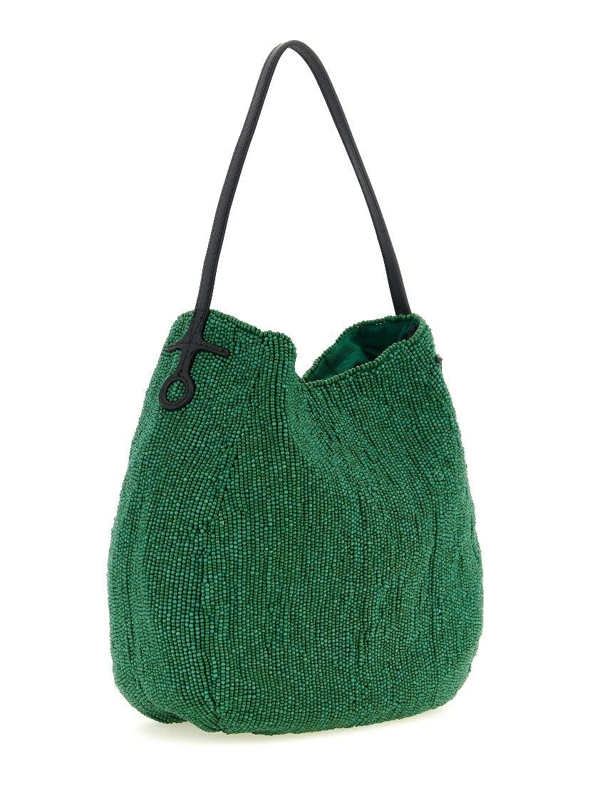 Bicolor Glass Shoulder Bag