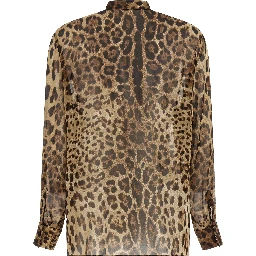 Brown Silk Blouse