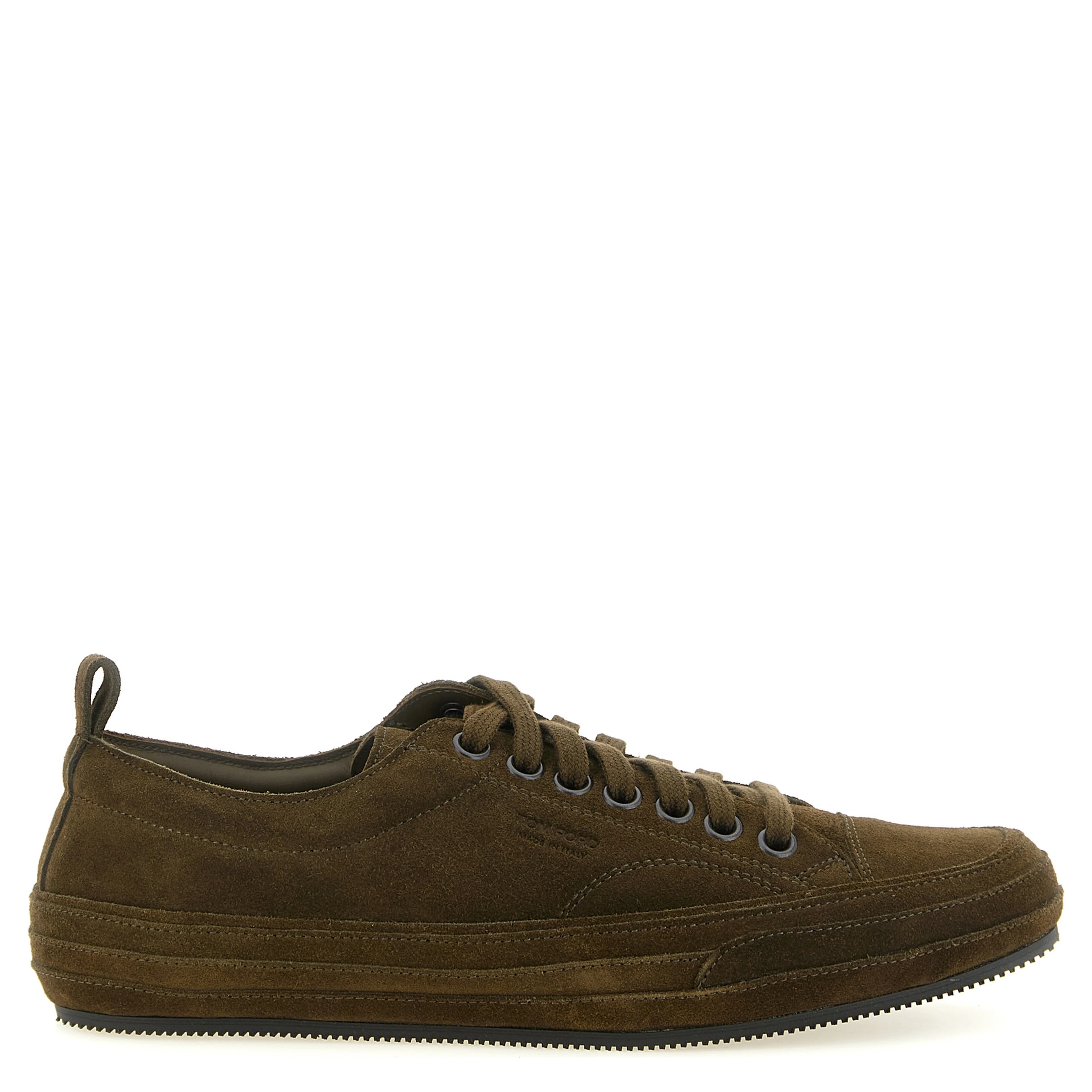 Bicolor Leather Low Top Sneakers