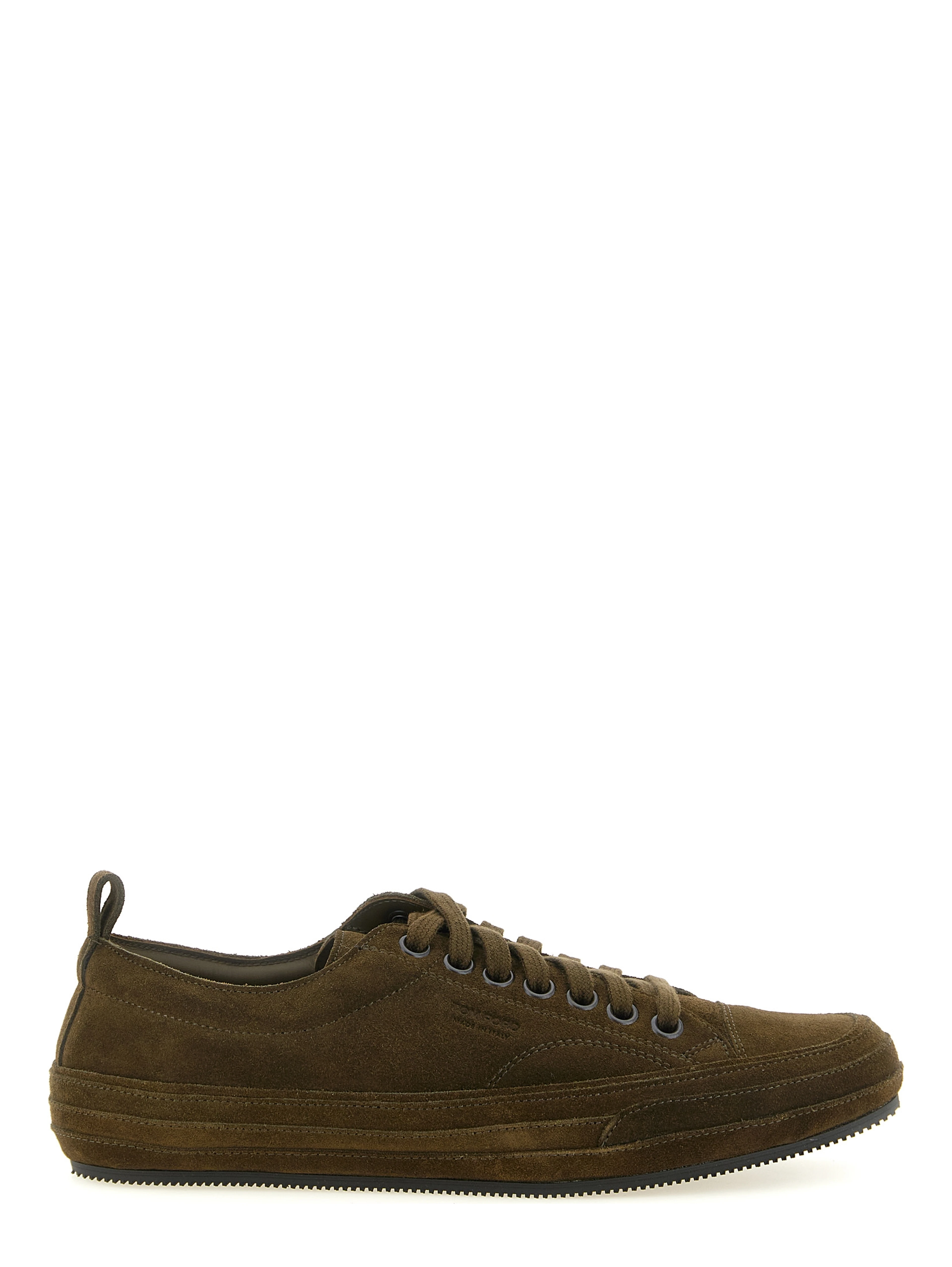 Bicolor Leather Low Top Sneakers