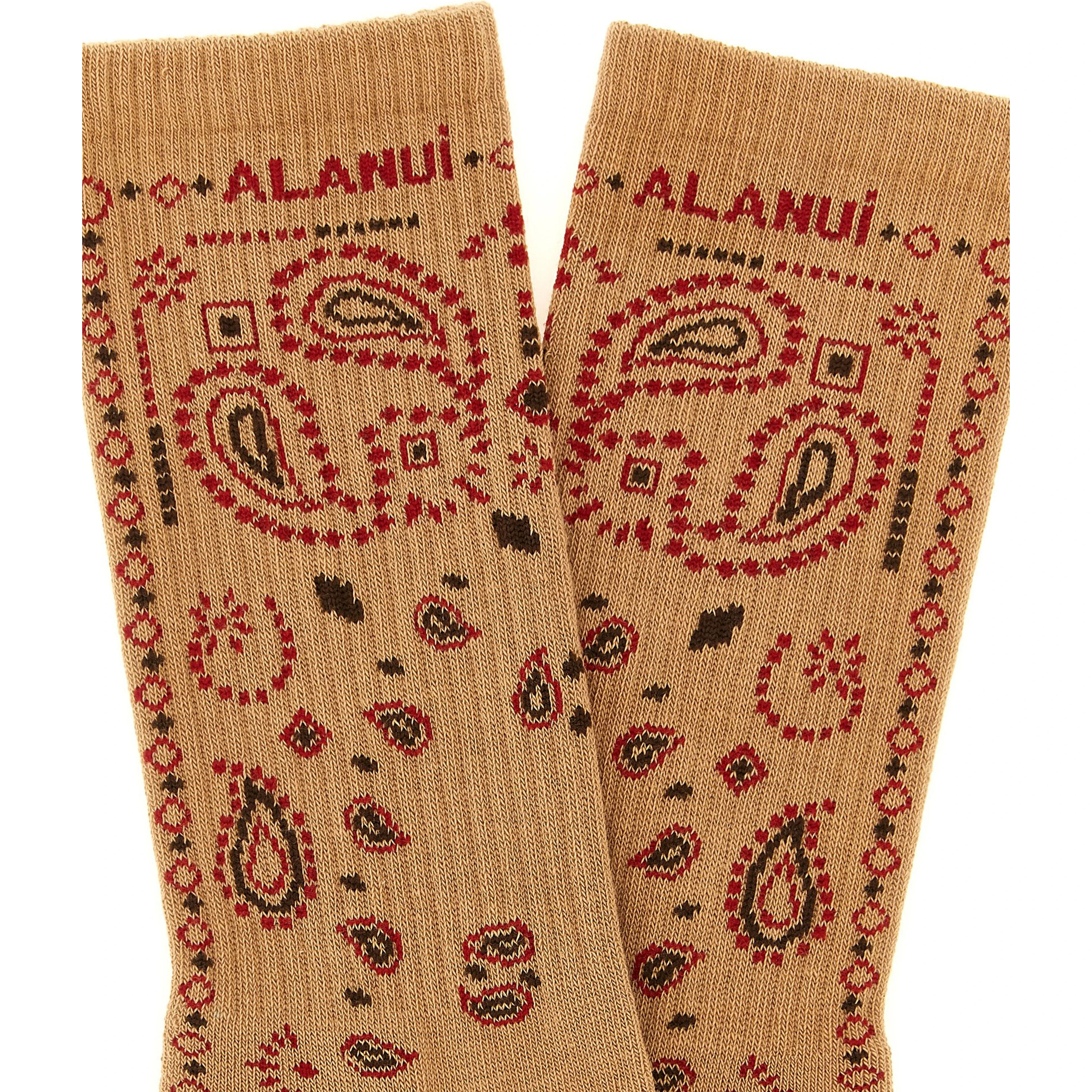 Beige Cotton Socks