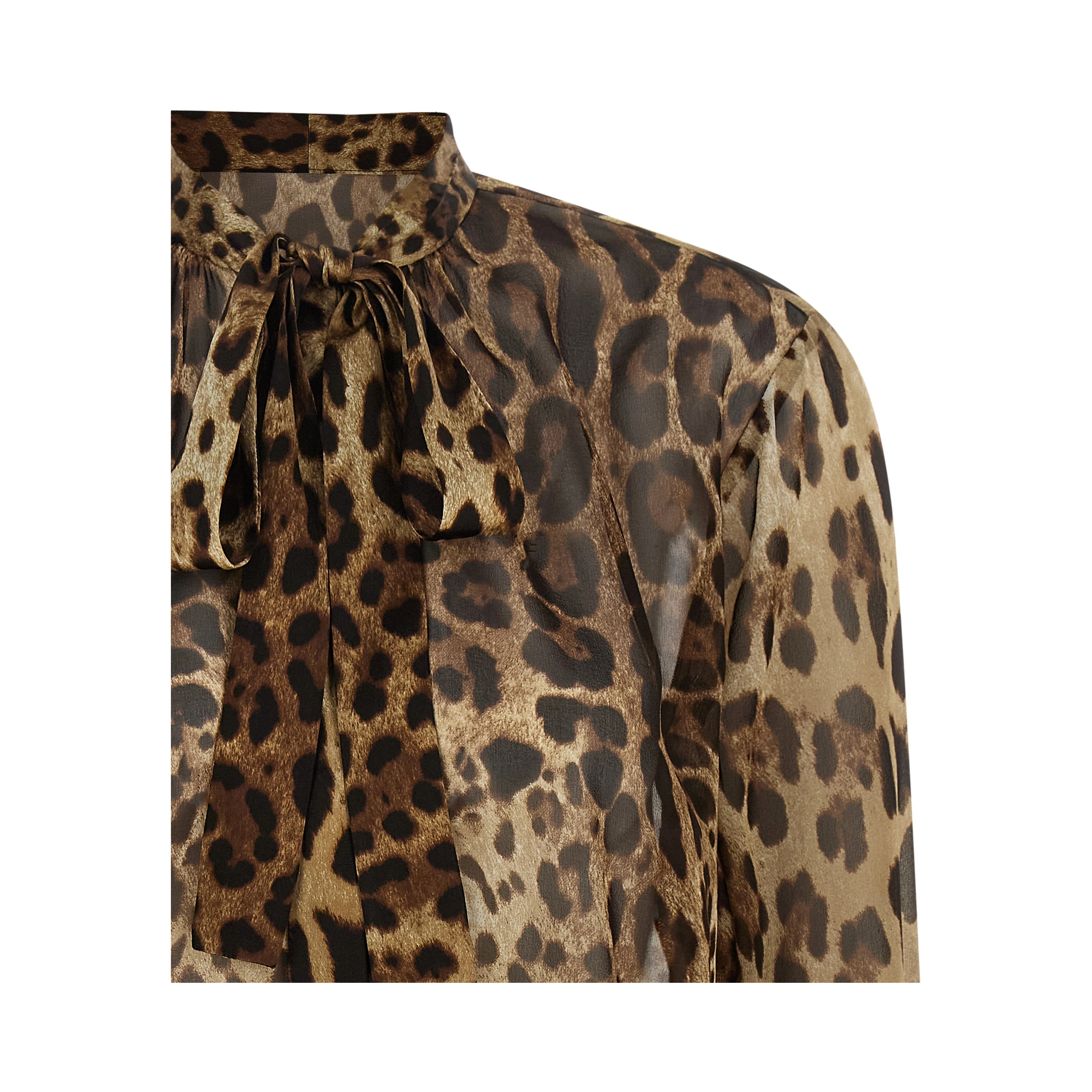 Brown Silk Blouse