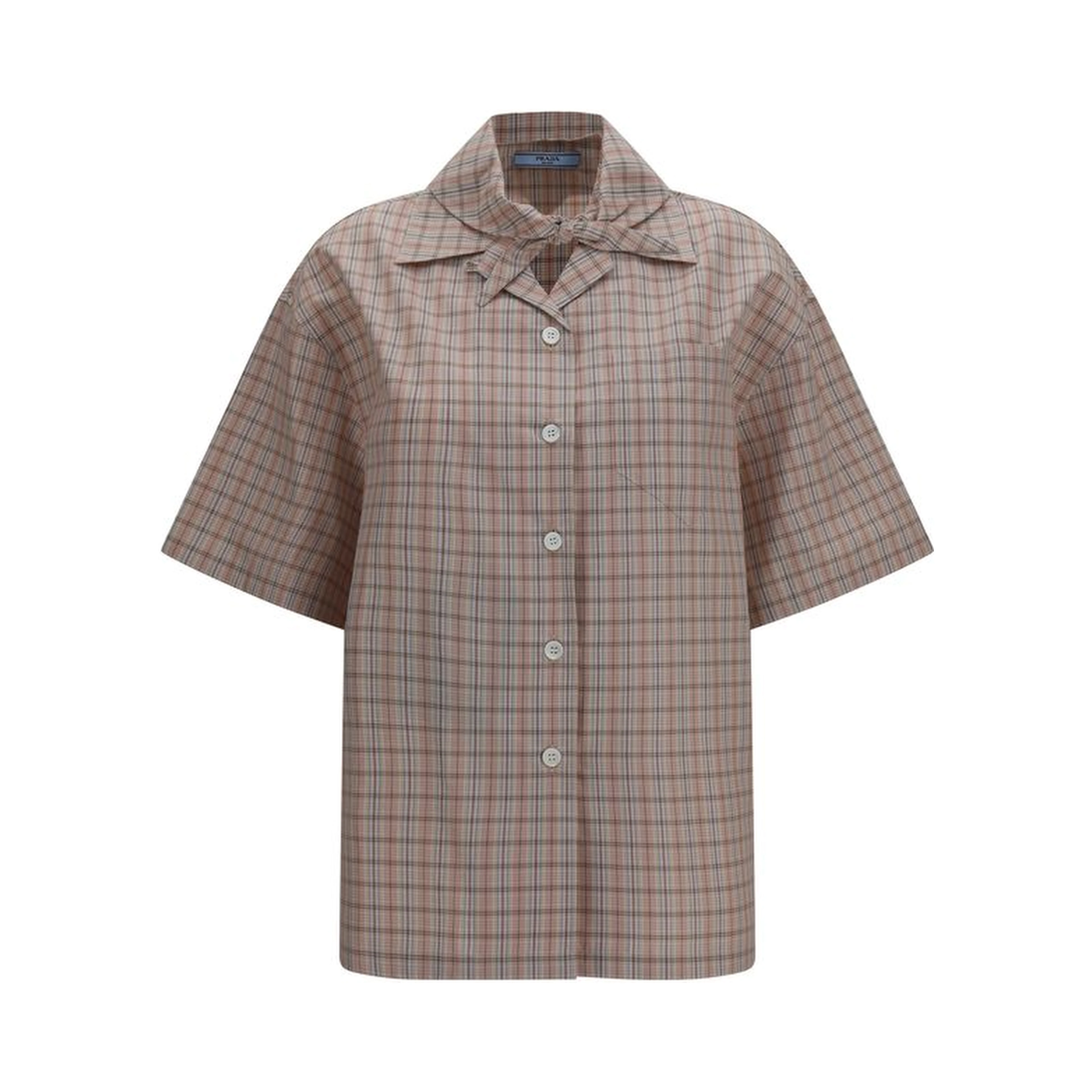 Multicolor Cotton Shortsleeve Shirt