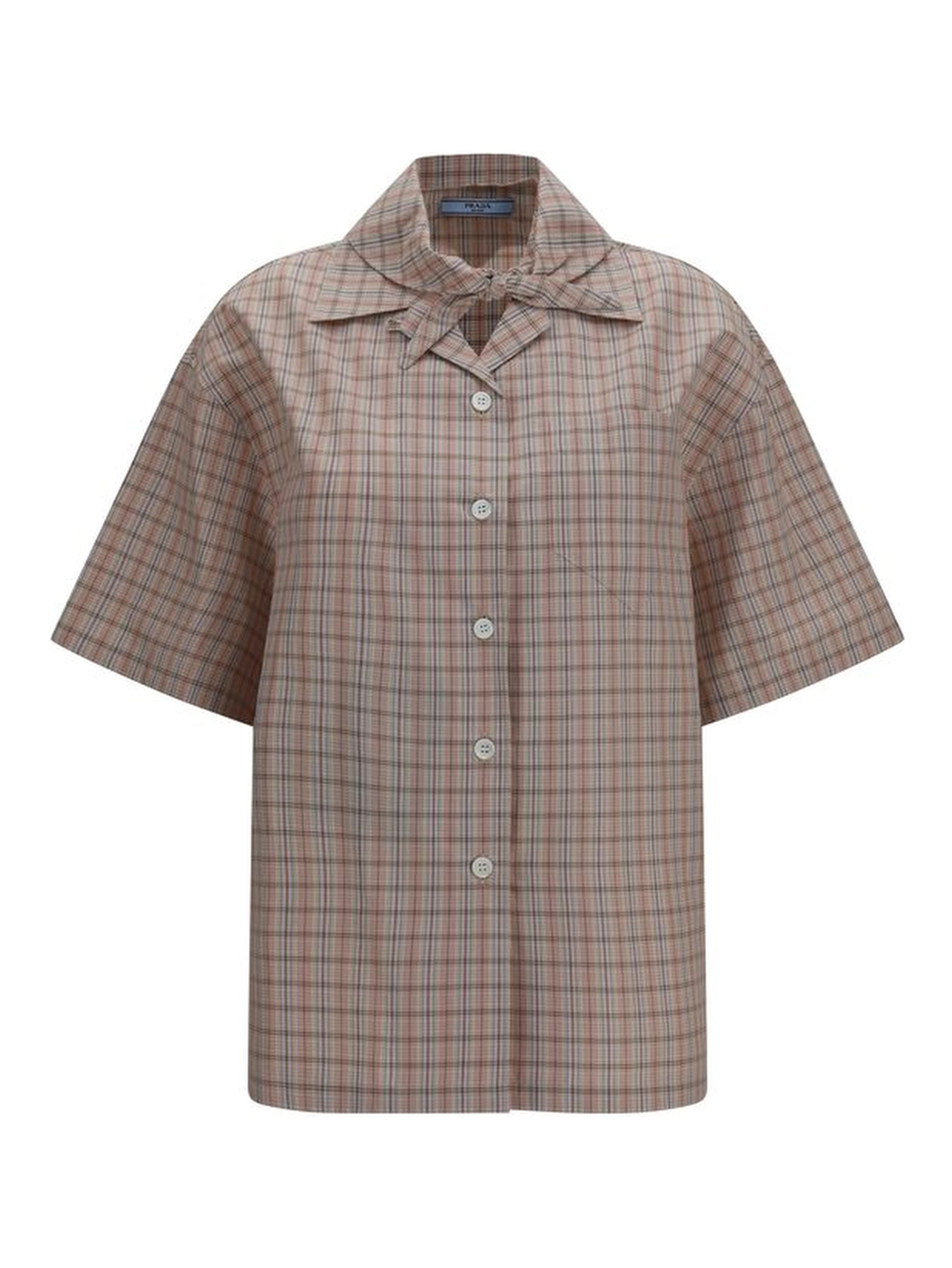 Multicolor Cotton Shortsleeve Shirt