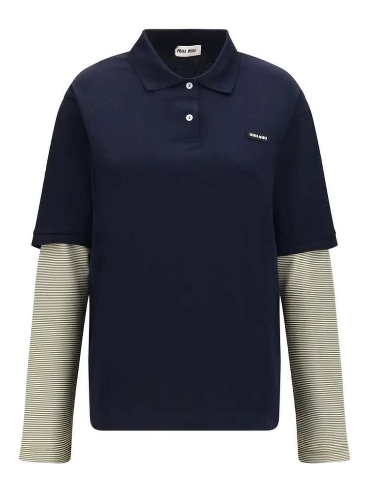 Blue Cotton Sweatshirt