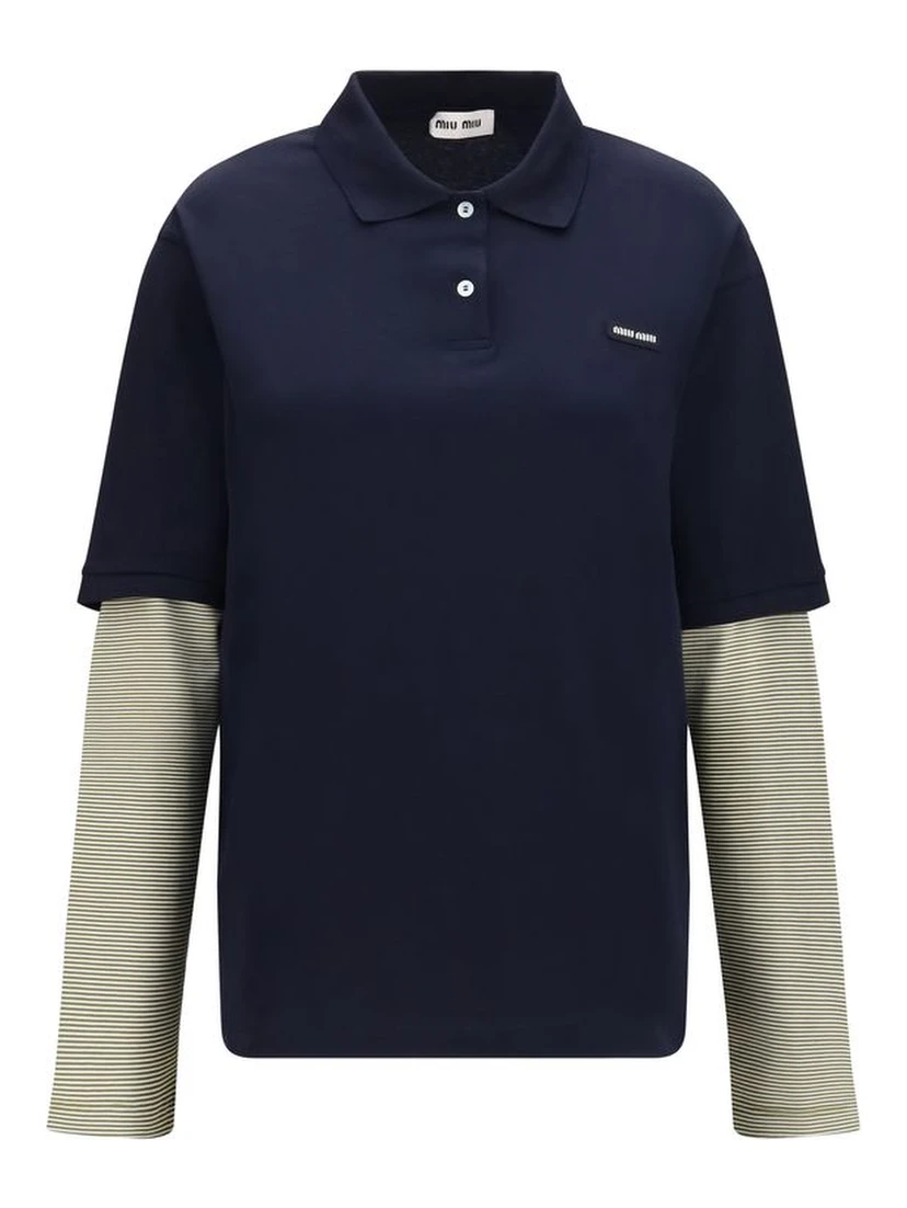 Blue Cotton Sweatshirt