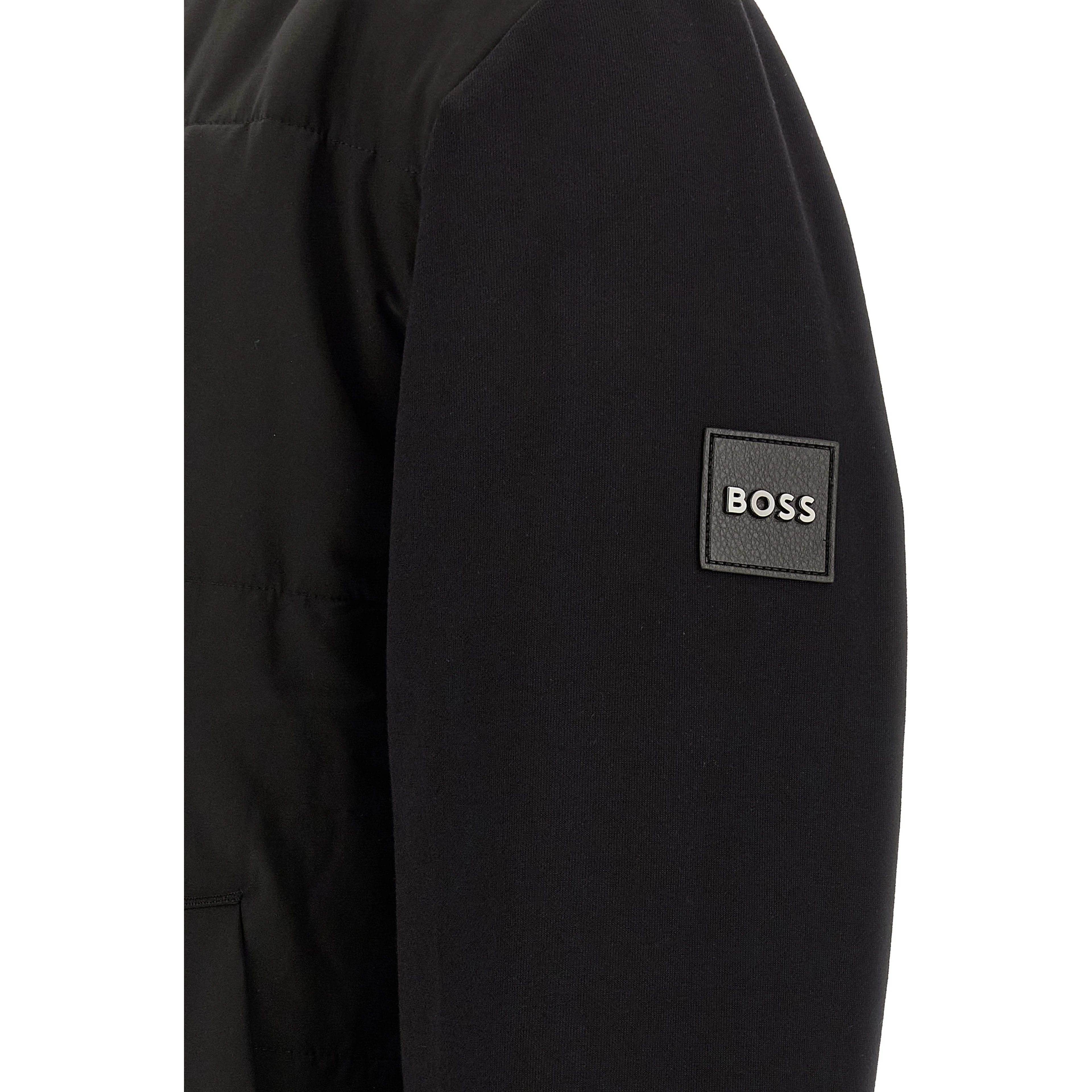 Black Cotton Sweatshirt