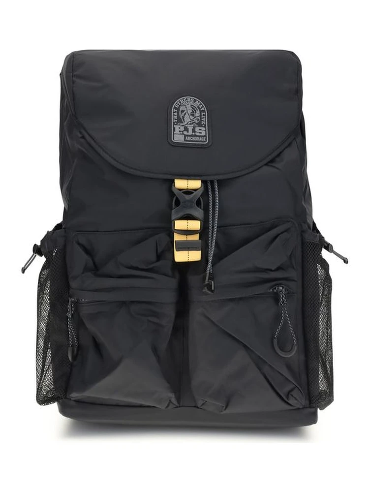 Black Nylon Backpack
