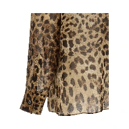 Brown Silk Blouse