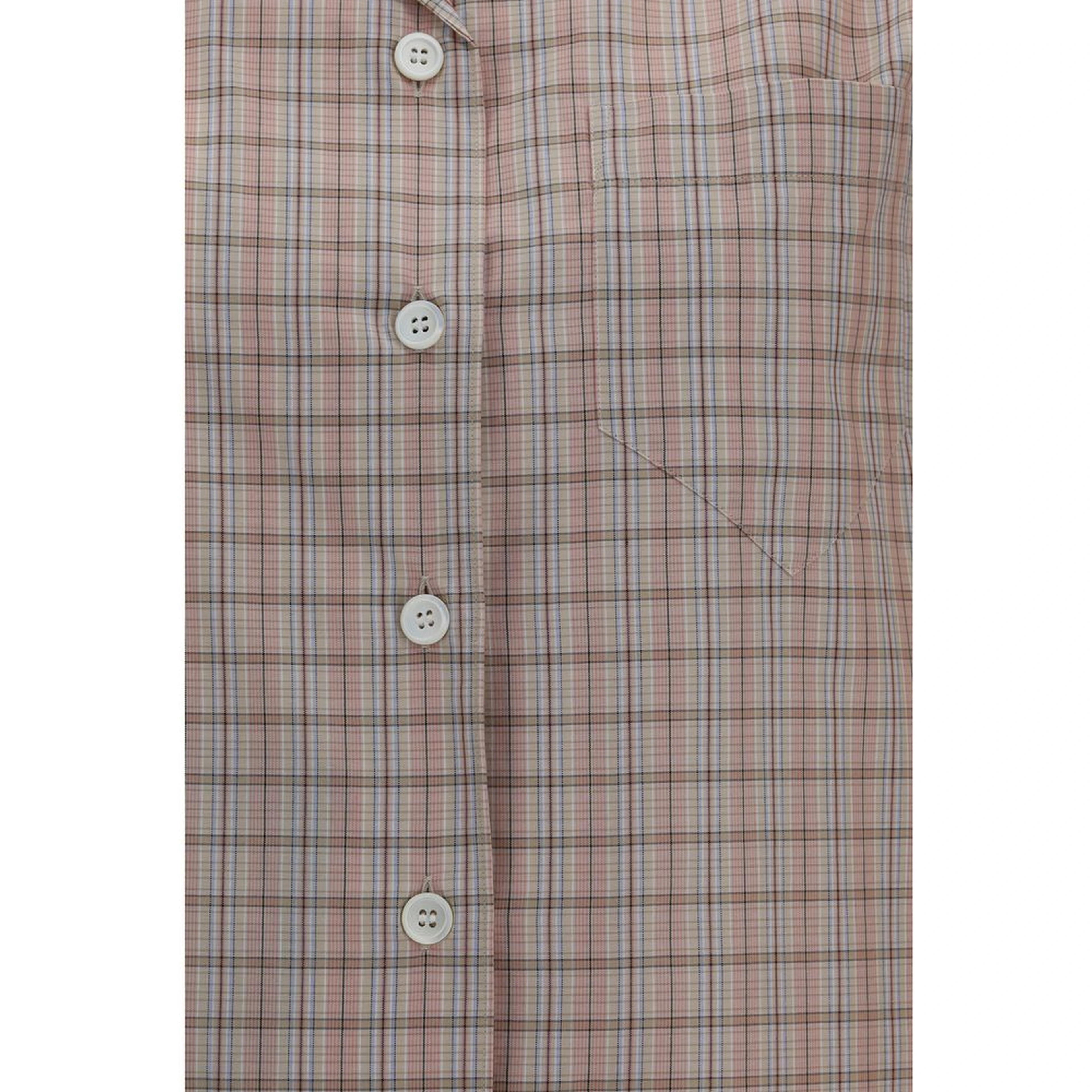 Multicolor Cotton Shortsleeve Shirt