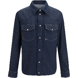 Blue Cotton Denim Jacket