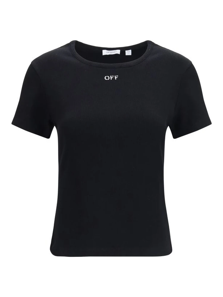 Black Cotton T-Shirt