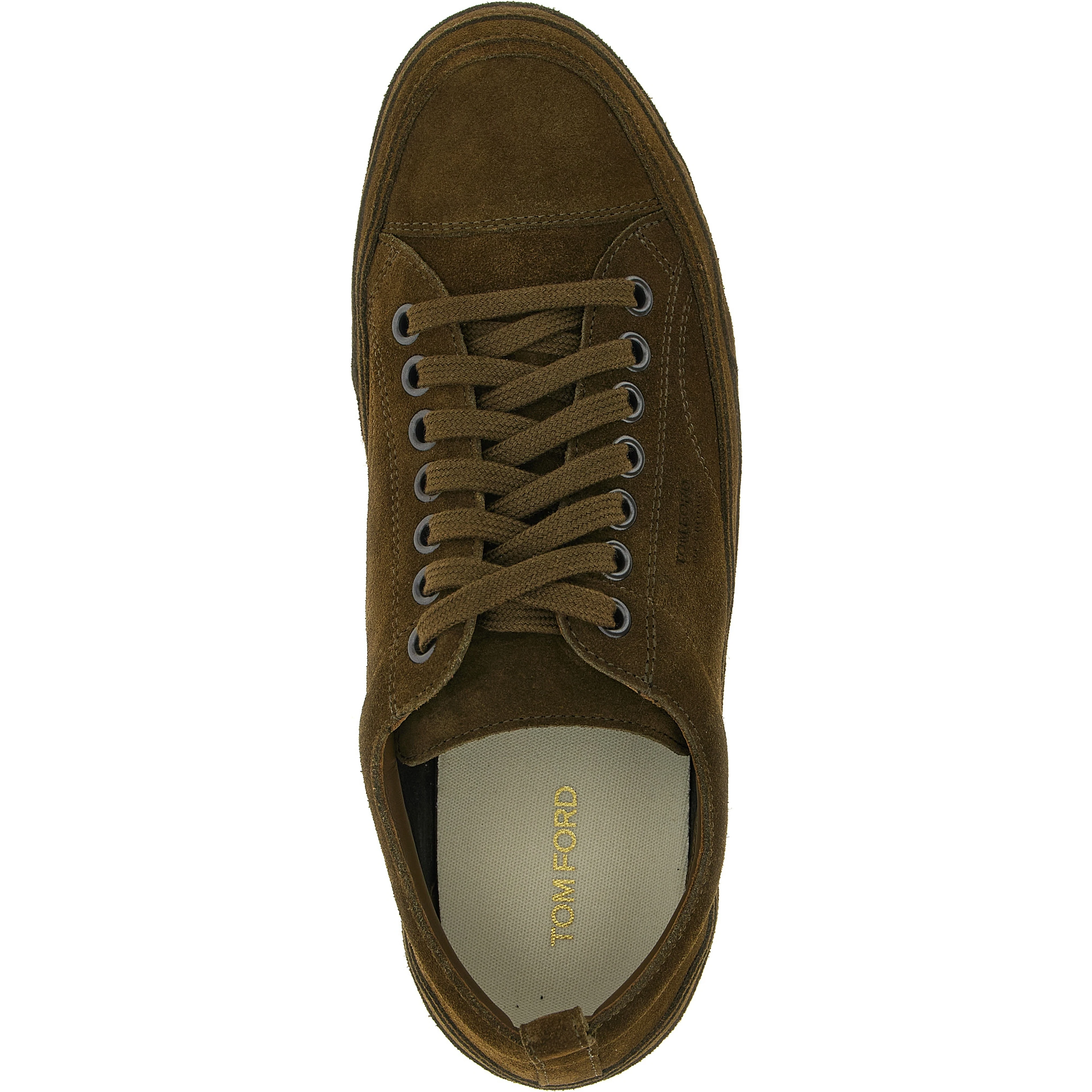 Bicolor Leather Low Top Sneakers