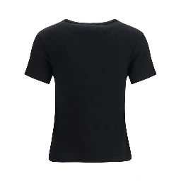 Black Cotton T-Shirt