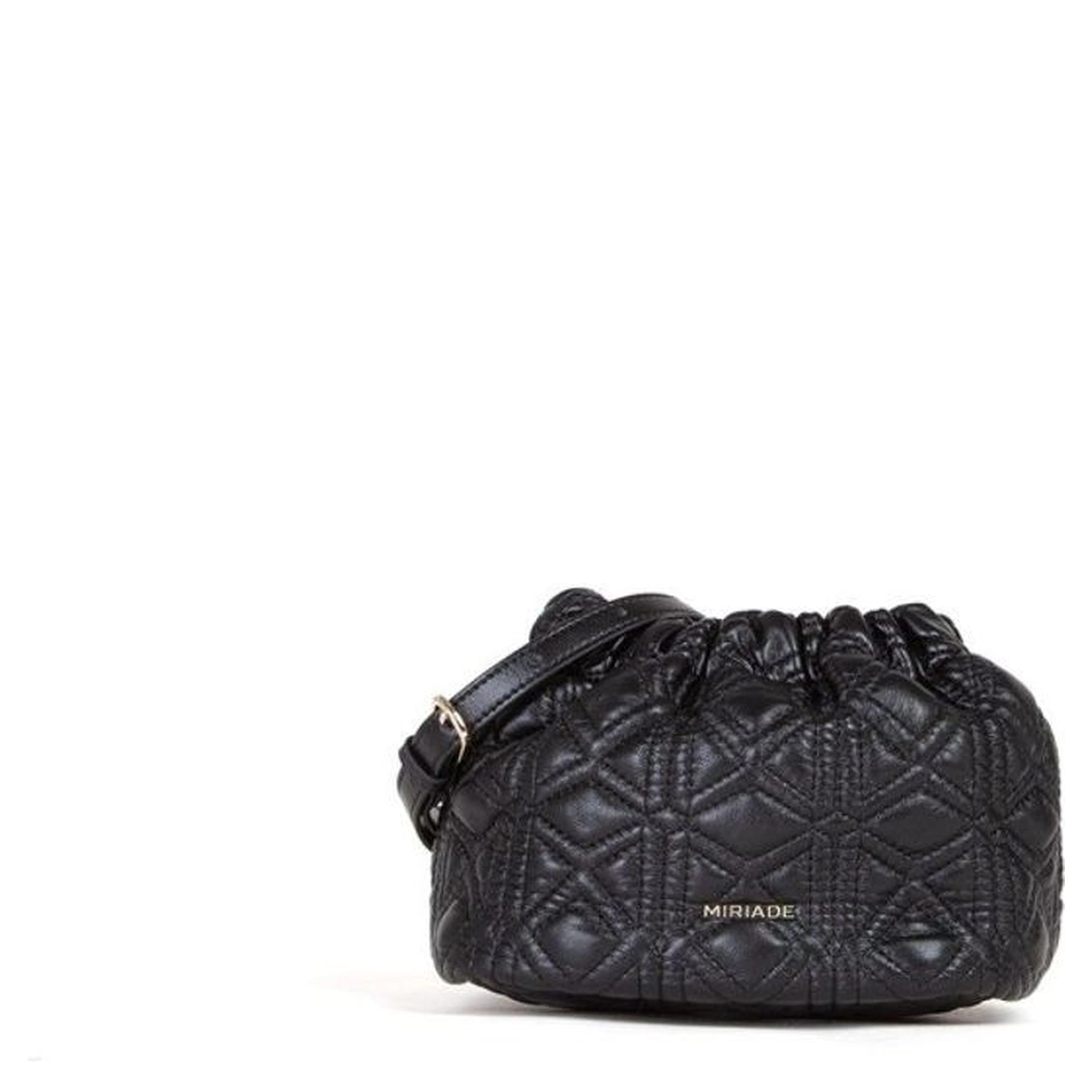 Black Polyethylene Shoulder Bag