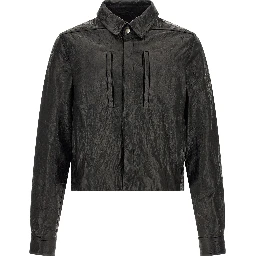 Black Lamb Leather Leather Jacket