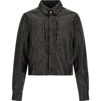 Black Lamb Leather Leather Jacket