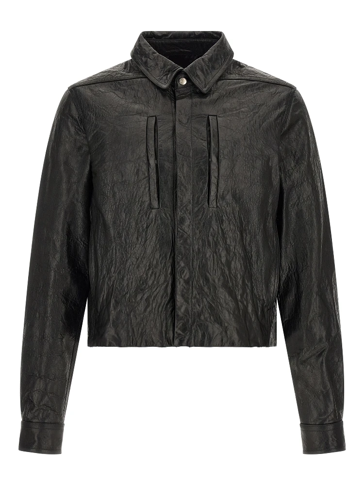 Black Lamb Leather Leather Jacket