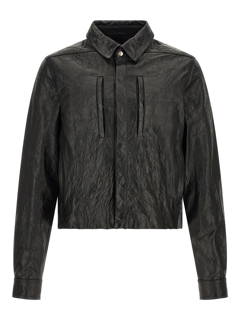 Black Lamb Leather Leather Jacket