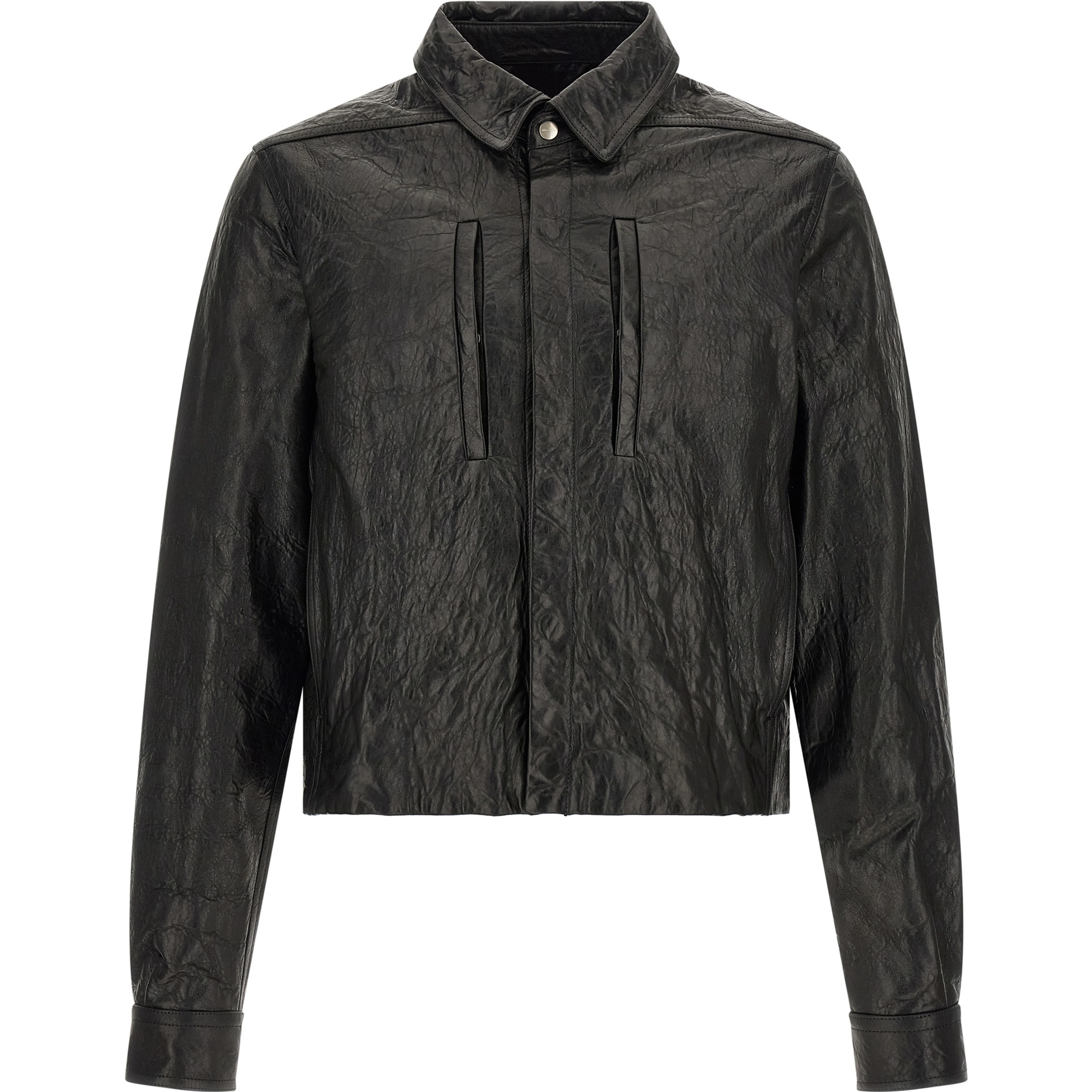 Black Lamb Leather Leather Jacket