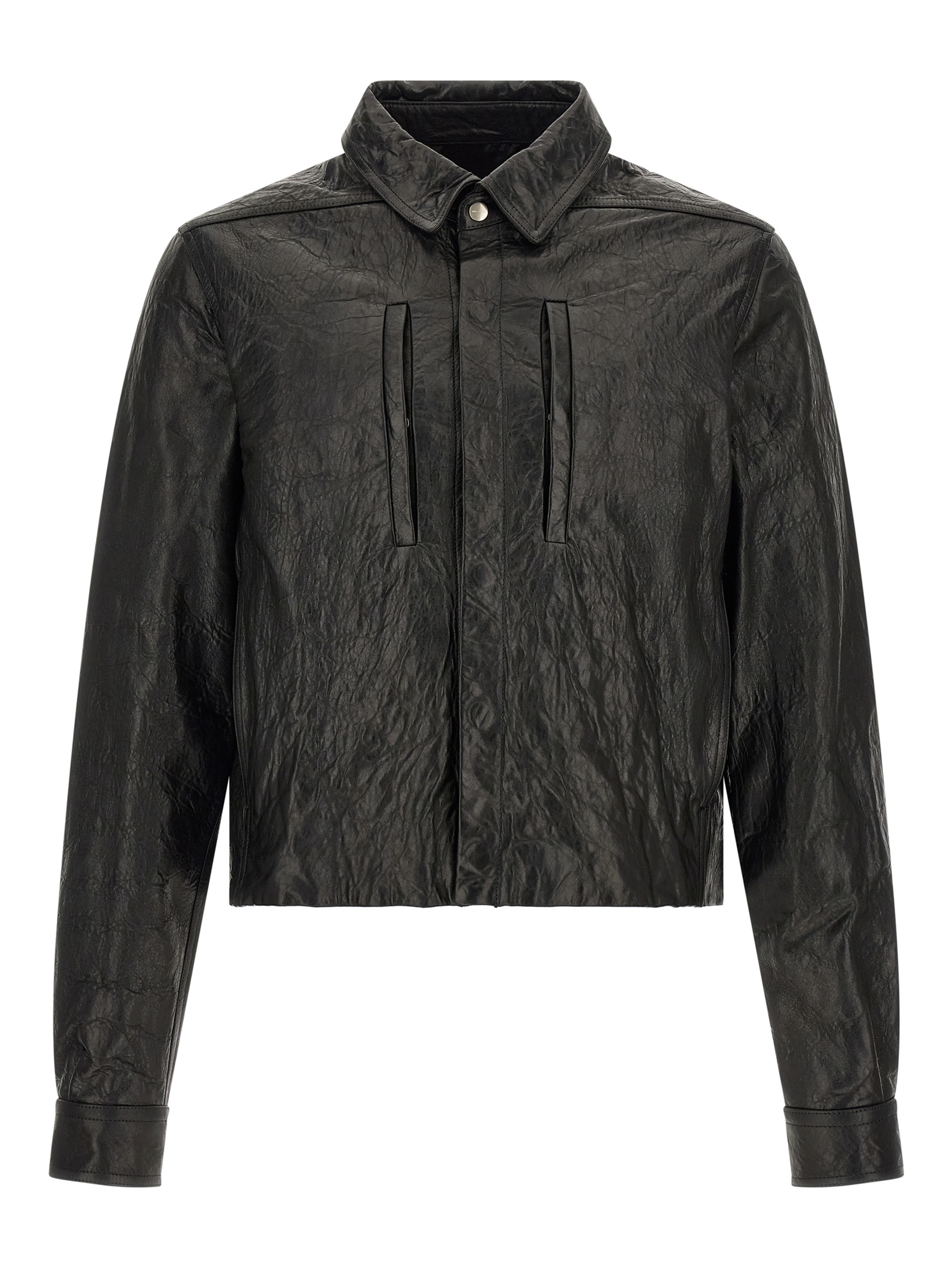 Black Lamb Leather Leather Jacket