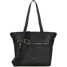 Black Polyethylene Shoulder Bag