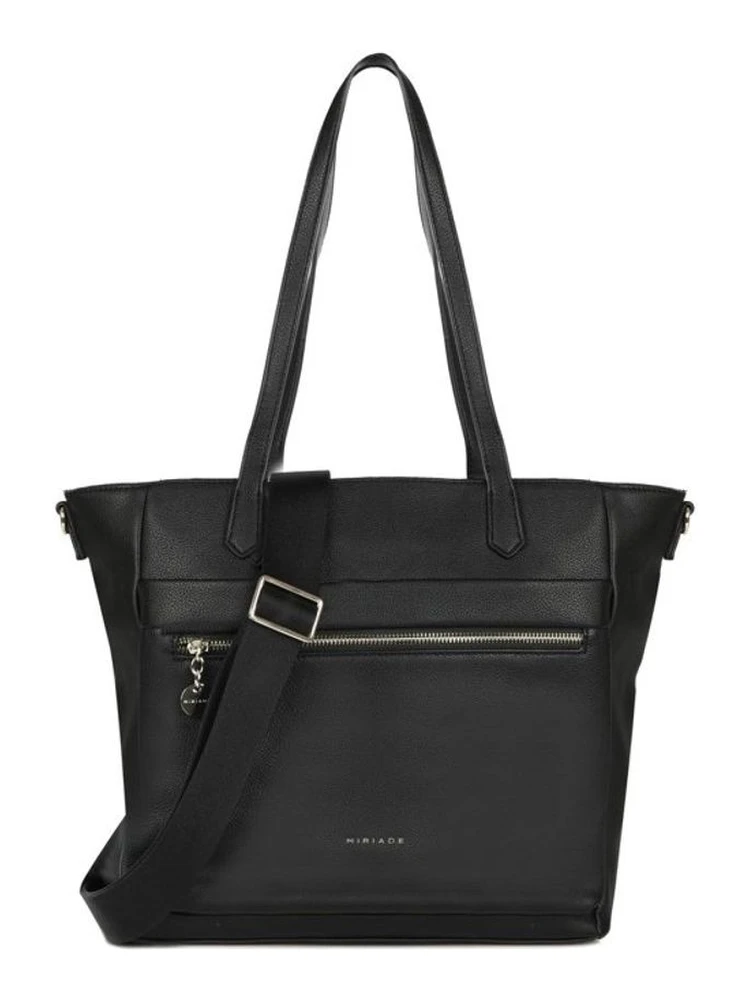 Black Polyethylene Shoulder Bag