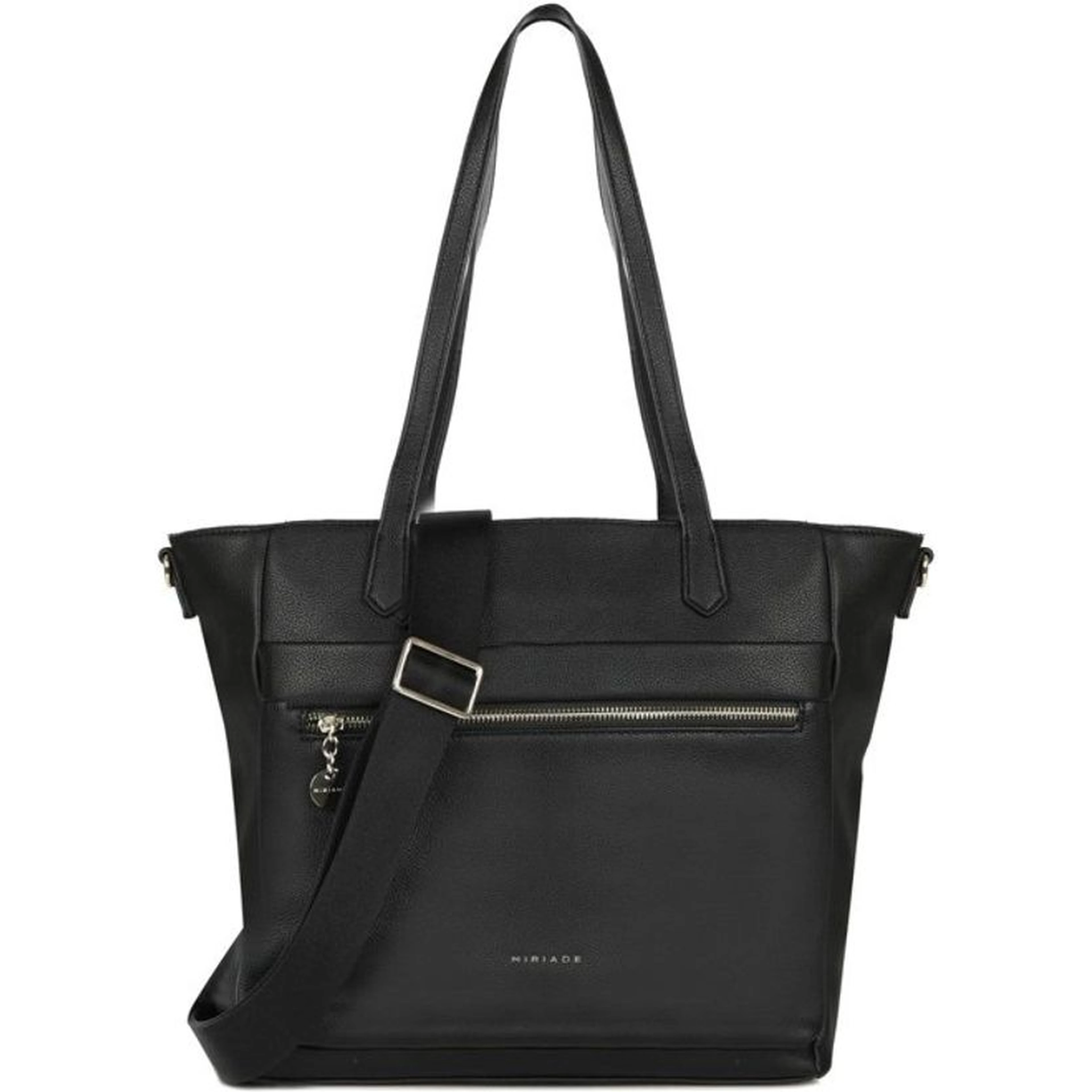 Black Polyethylene Shoulder Bag