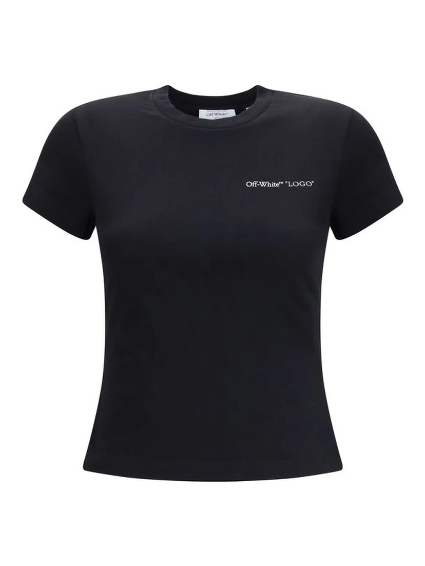 Black Cotton T-Shirt