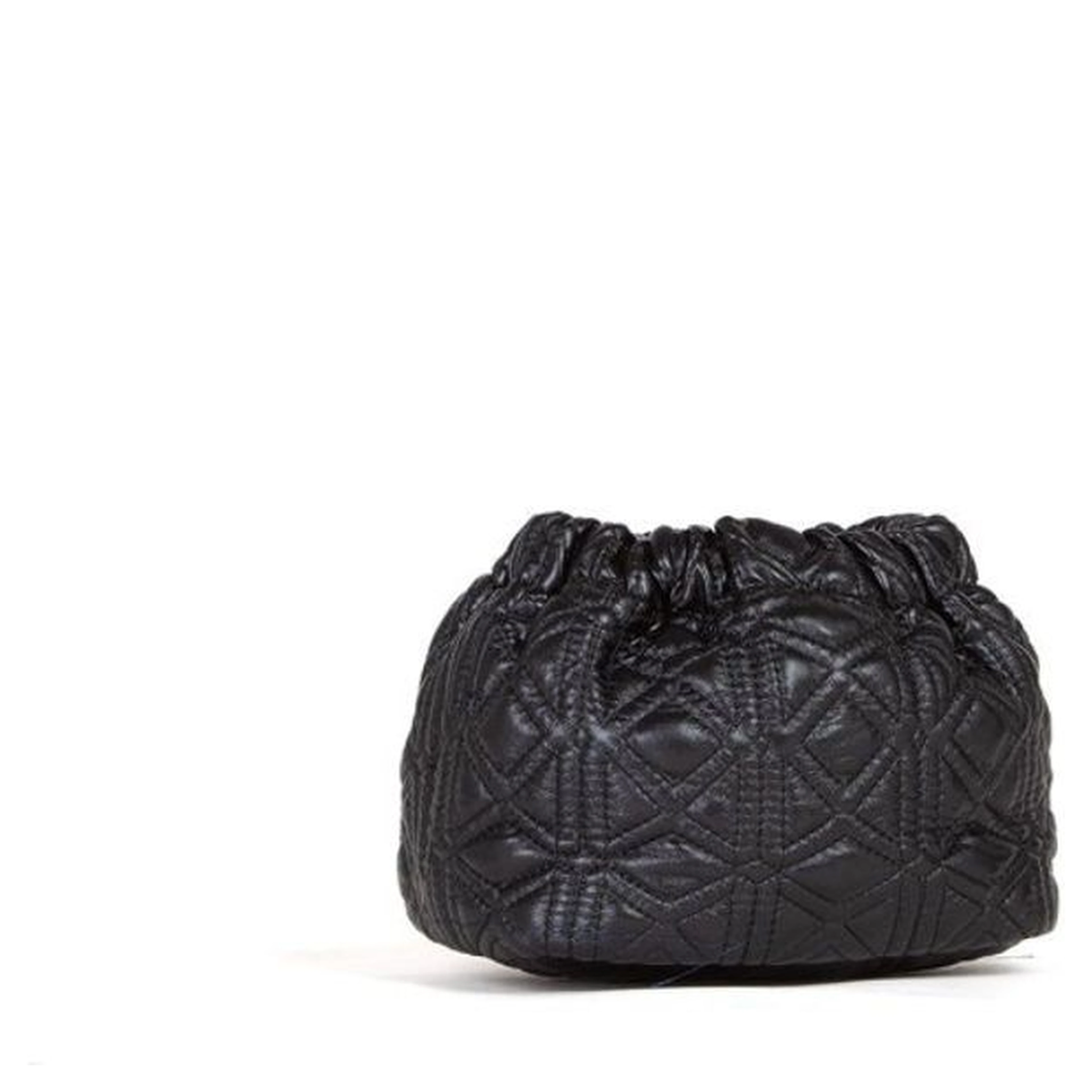 Black Polyethylene Shoulder Bag