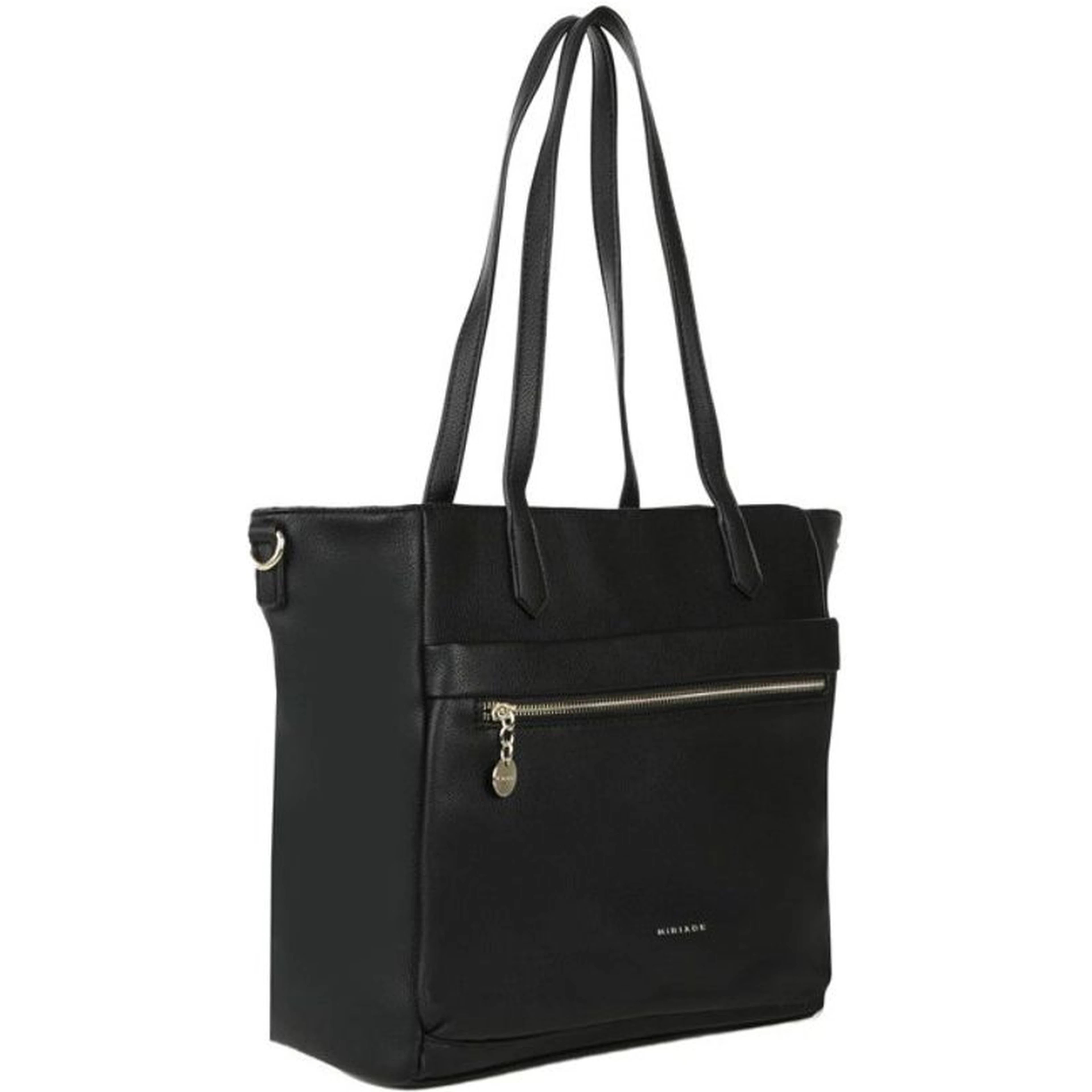 Black Polyethylene Shoulder Bag