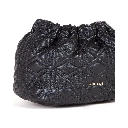Black Polyethylene Shoulder Bag