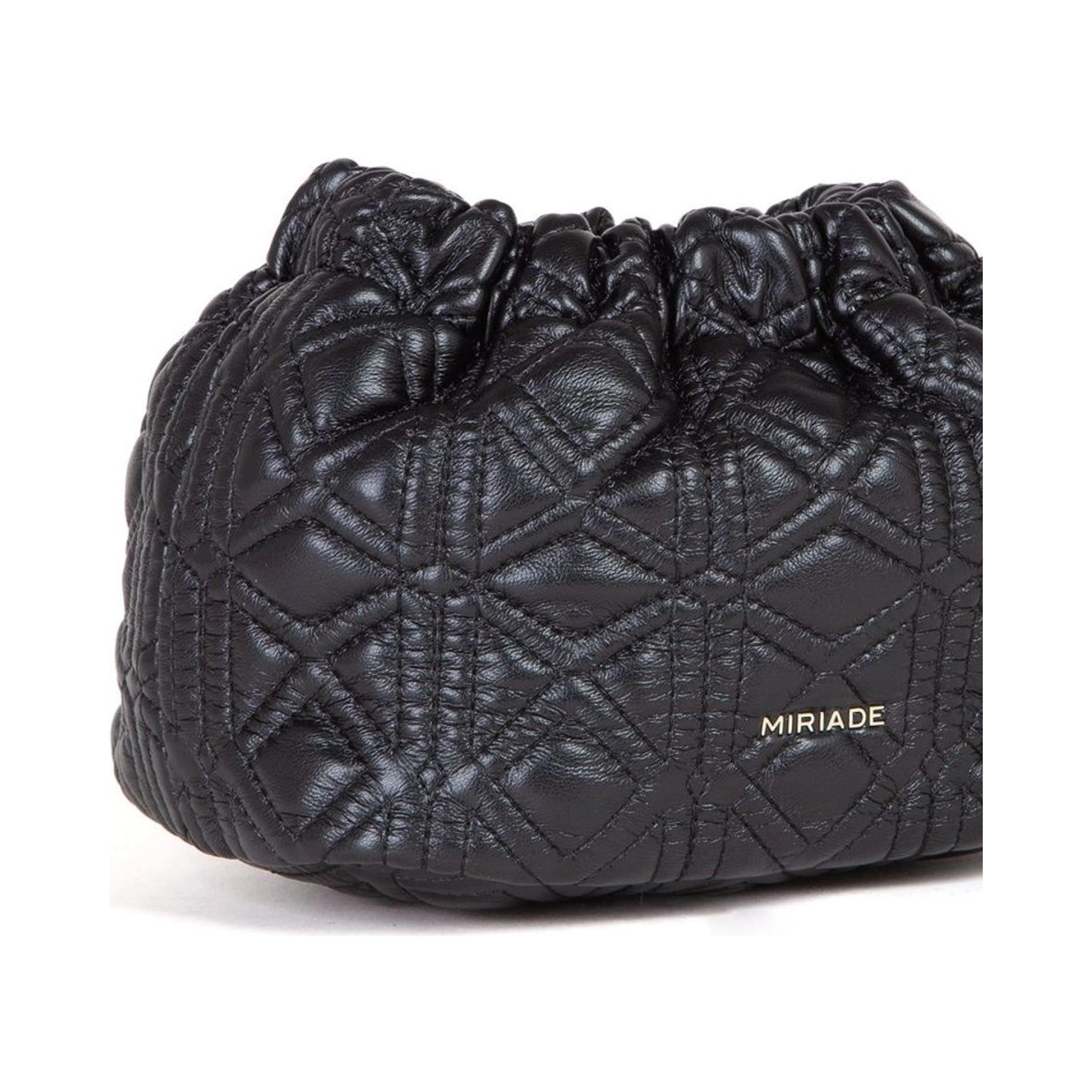 Black Polyethylene Shoulder Bag