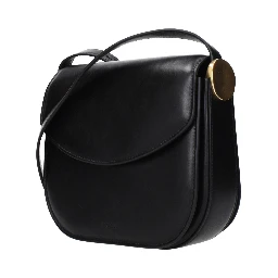 Black Leather Crossbody Bag