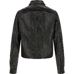 Black Lamb Leather Leather Jacket