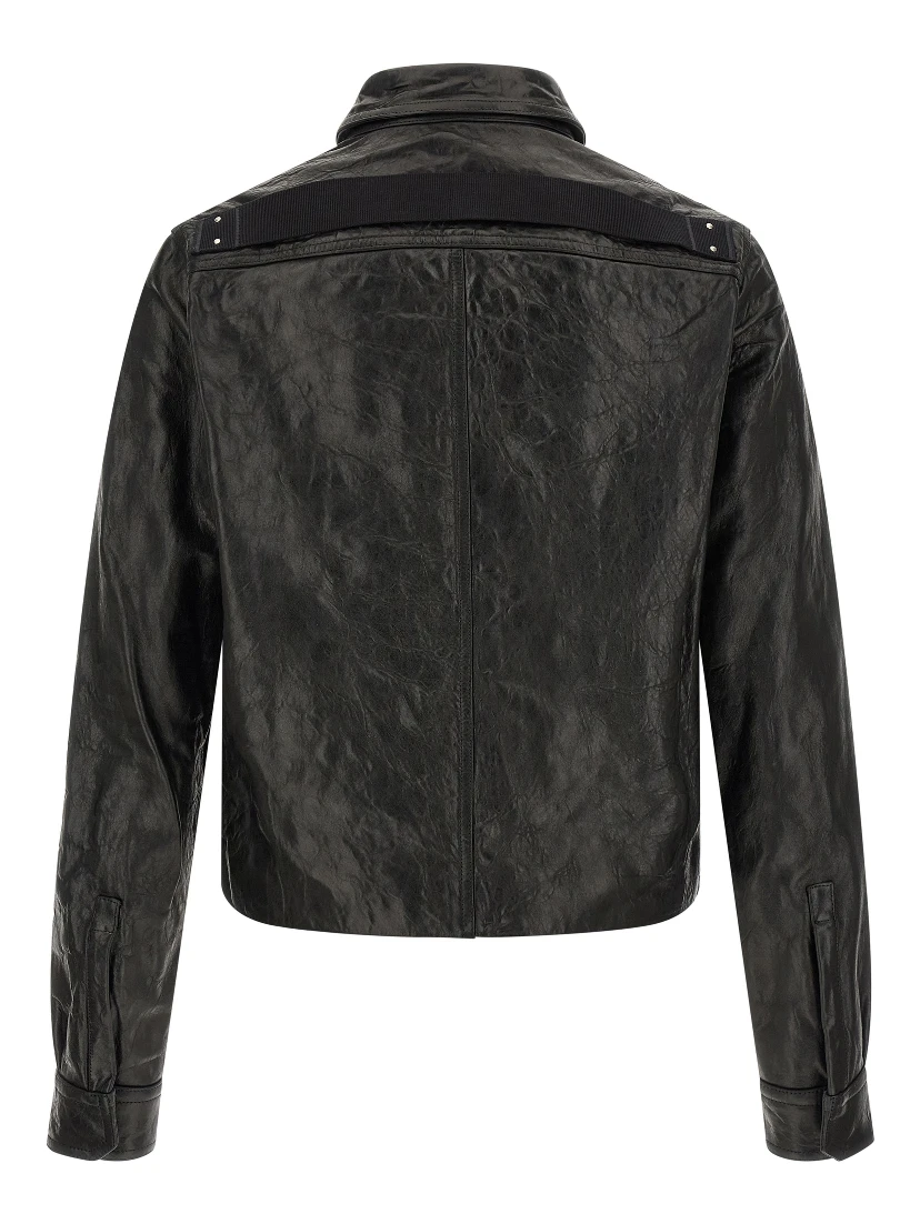 Black Lamb Leather Leather Jacket